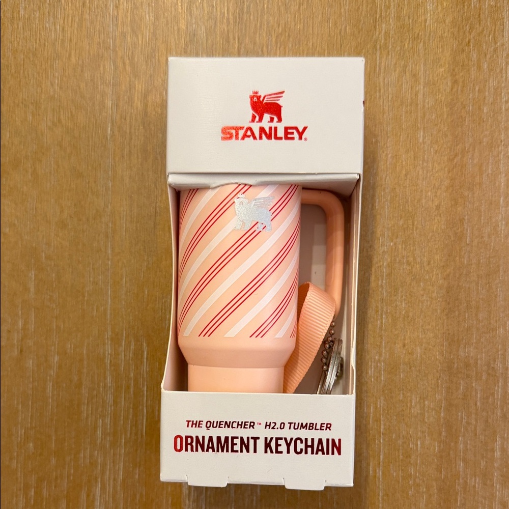 New! Stanley Pink Tumbler Keychain